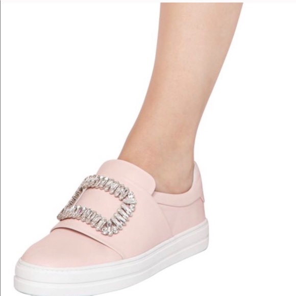 ROGER VIVIER SNEAKY VIV PINK SNEAKERS 5 - Picture 2 of 6